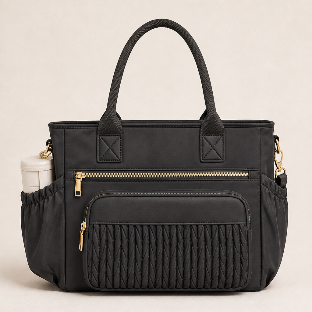 Larkmore – Insulated Leakproof Tote with Side Pockets Lunch Bag + 50% OFF Black