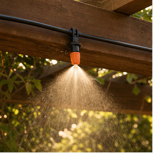 GreenMist Pro – Adjustable Misting &amp; Drip Automatic Watering Kit lifestyle