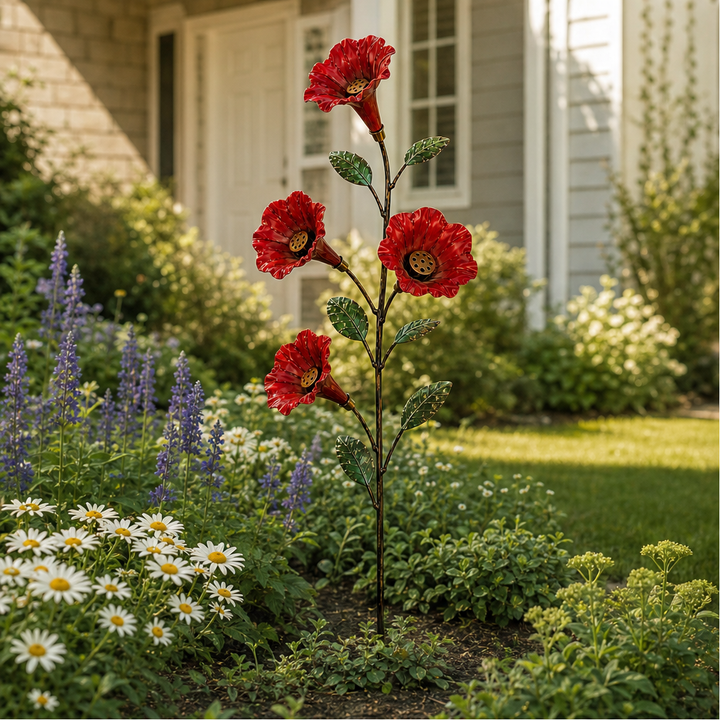 Larkspur &amp; Wren – Hand-Painted Hummingbird Feeder Garden Stake + 50% OFF lifestyle