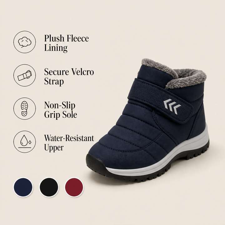 Warmtrek – Fleece-Lined Non-Slip Slip-On Winter Sneakers + 50% OFF features