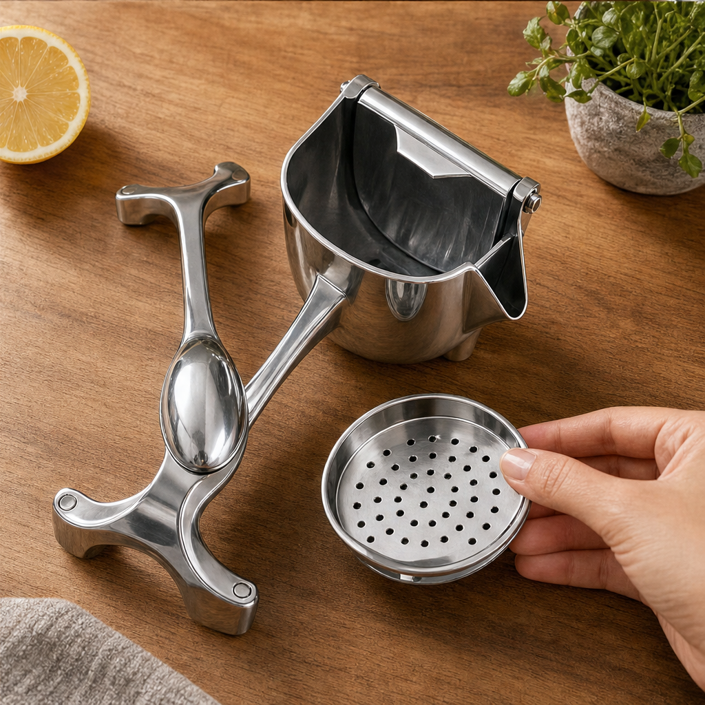 Zestforge – Heavy-Duty Stainless Steel Hand Citrus Juicer + 50% OFF lifestyle
