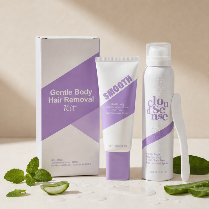 CloudSense – Pain-Free Bikini Hair Removal Cream &amp; Spray Kit + 1+1 FREE lifestyle