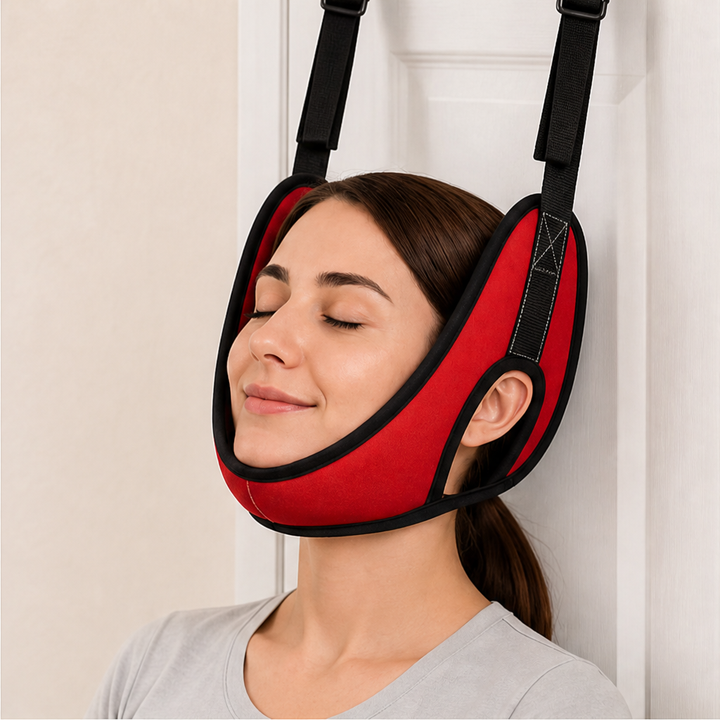 Cervalign – Adjustable Over-Door Cervical Traction Neck Cushion + 50% OFF lifestyle