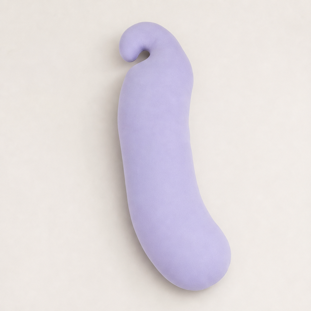 Cradleluxe – Full-Body Curve Support Pillow with Washable Cover + 50% OFF Lavender