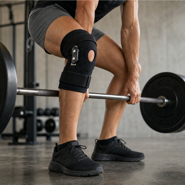 Hinglok – Steel-Hinged Adjustable Knee Brace for Sport and Recovery + 50% OFF lifestyle