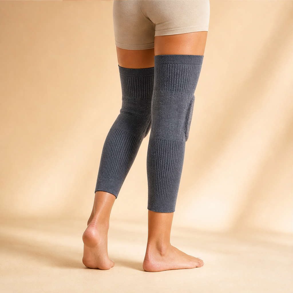Warmglide – Fleece-Lined Thermal Compression Knee Sleeves + 50% OFF lifestyle