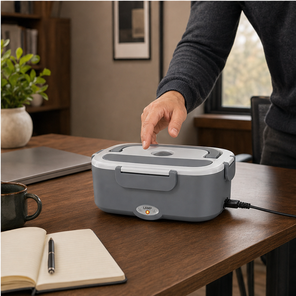 Warmora – 3-in-1 Portable Electric Lunch Warmer with Steam Vent + 50% OFF lifestyle