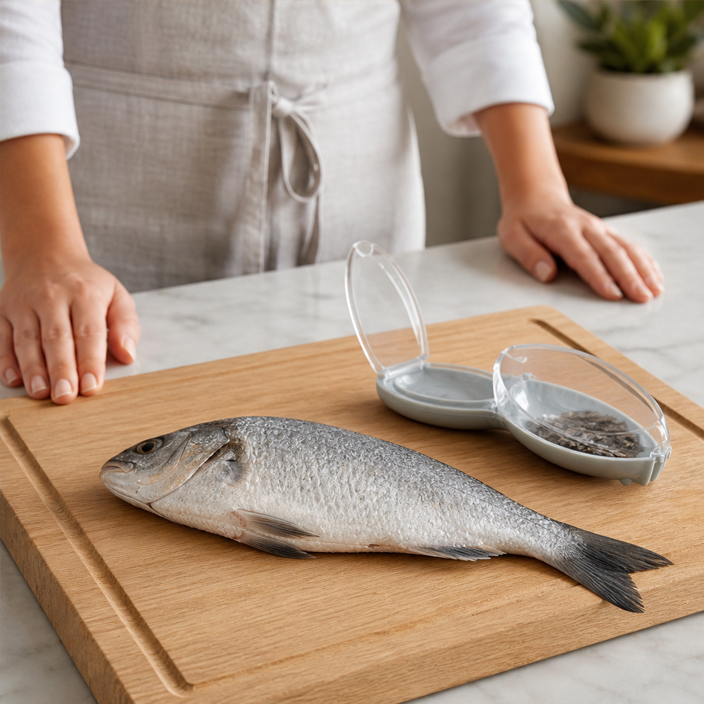 Scalewick – Mess-Free Serrated Fish Scale Scraper with Catch Chamber + 50% OFF lifestyle