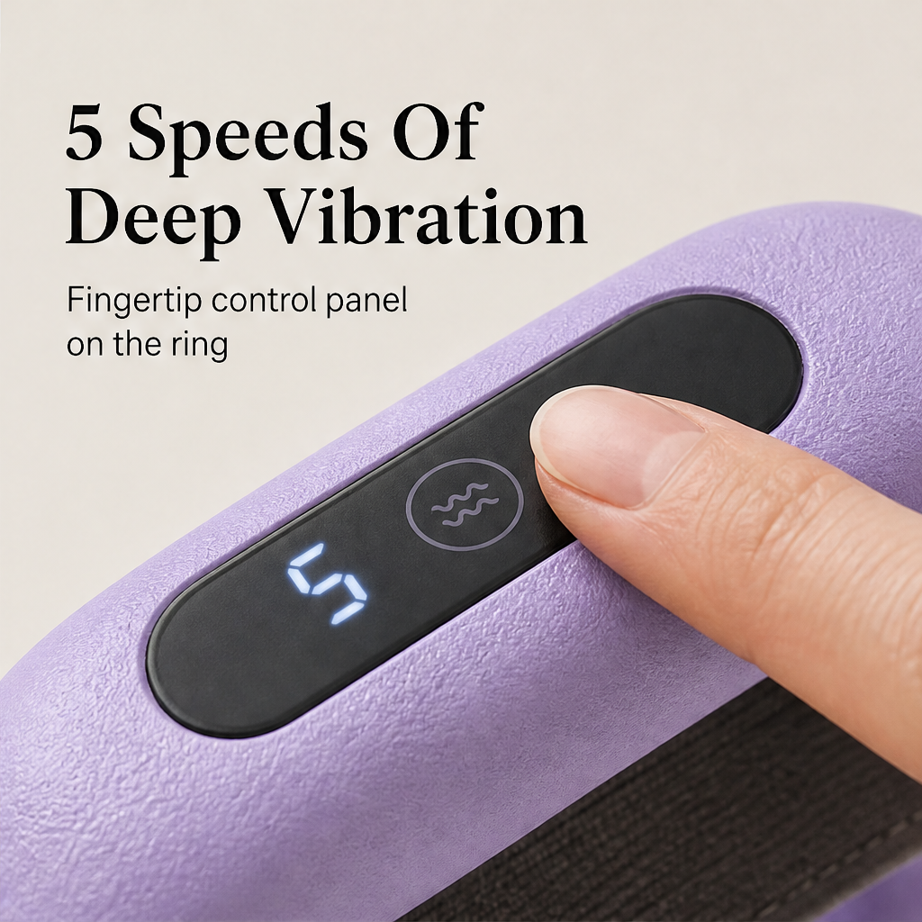 Fasciole – Hands-Free 5-Speed Fascia Ring Massager for Waist &amp; Thigh + 50% OFF detail