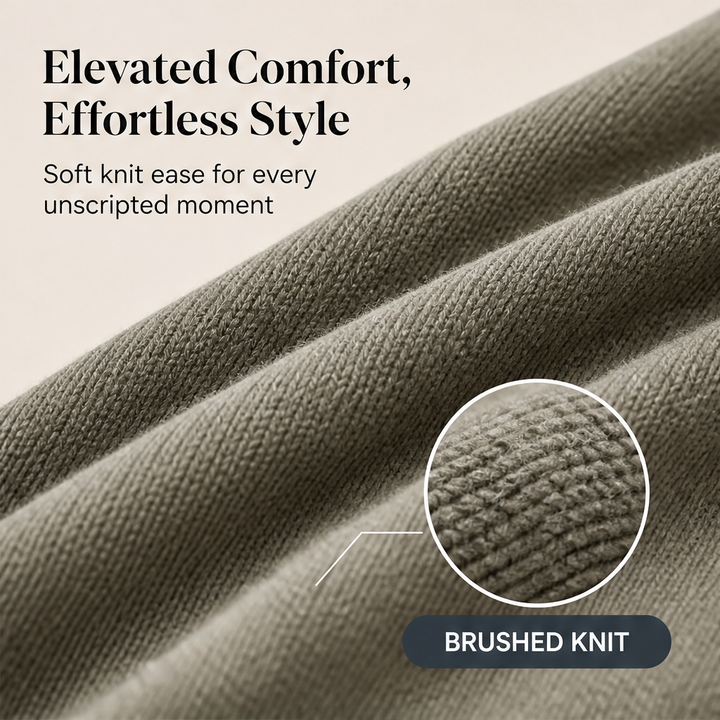 Cambrelle – Off-Shoulder Ribbed Knit Top &amp; Wide-Leg Pants Loungewear Set + 50% OFF