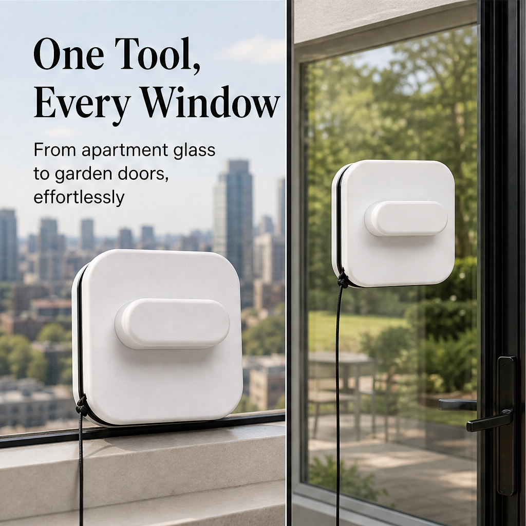 Clearwick – Dual-Sided Magnetic Window Cleaner + 50% OFF detail