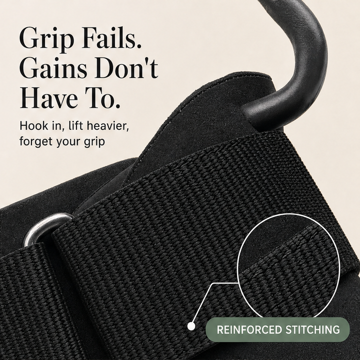 Ironclasp – Steel Hook Wrist Straps for Heavy Lifting + 50% OFF features