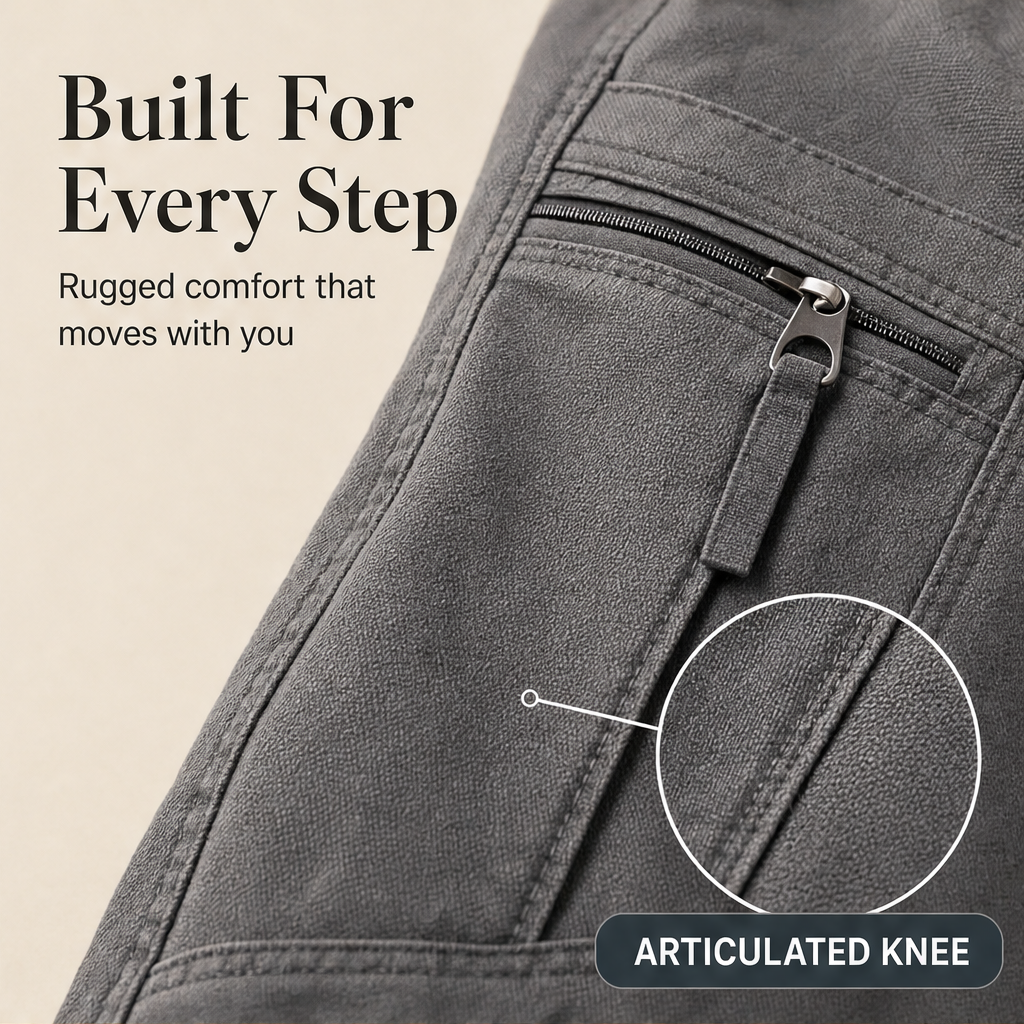 Duraforge – Reinforced Cargo Pockets, Flex-Woven Fabric Work Trousers + 50% OFF features
