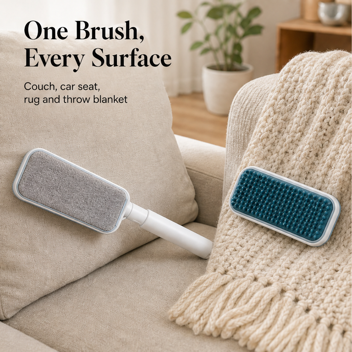 Furlift – Reusable Dual-Texture Pet Hair Remover Brush with Long Handle + 50% OFF detail