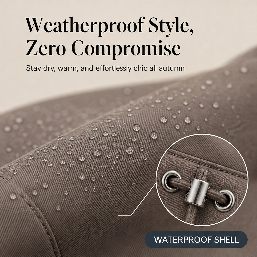Rainholt – Waterproof Windproof Hooded Trench Coat + 50% OFF features