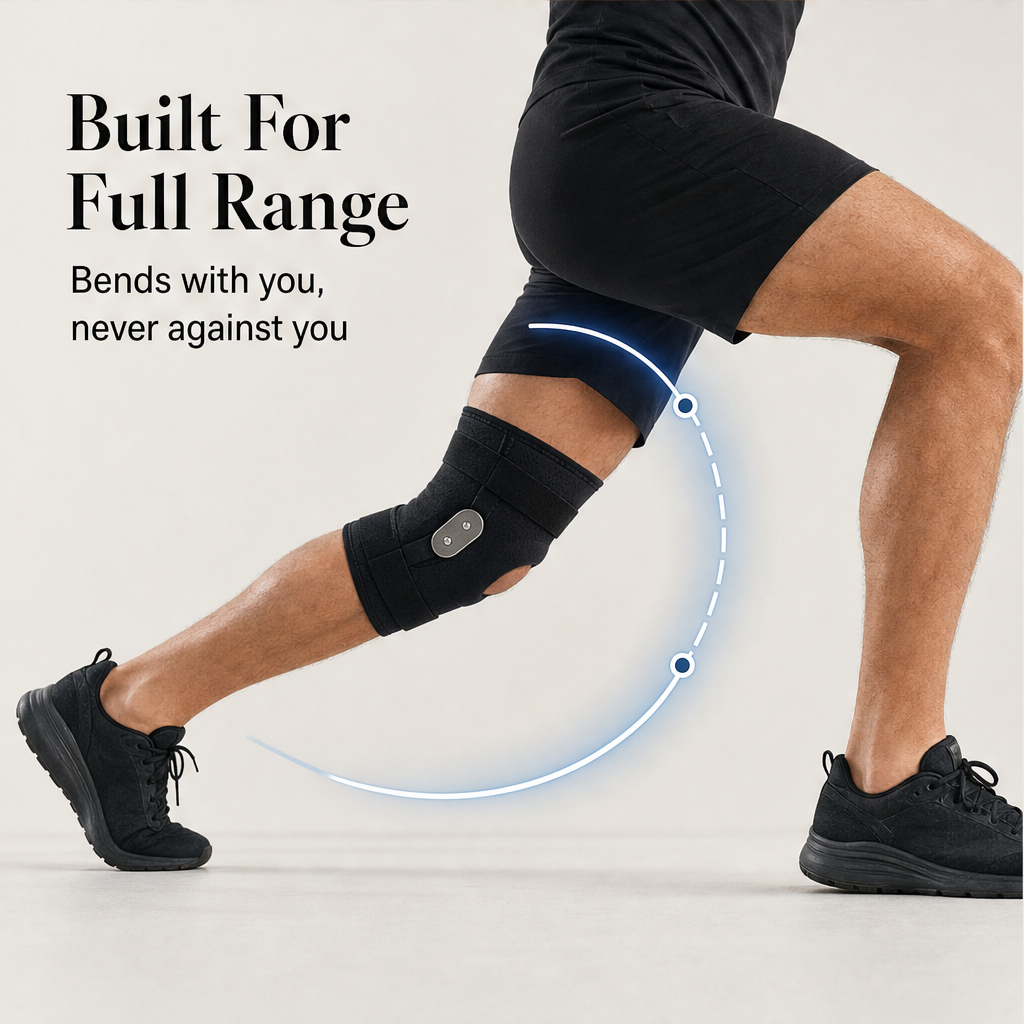 Hinglok – Steel-Hinged Adjustable Knee Brace for Sport and Recovery + 50% OFF detail