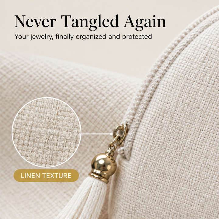 Fernaly – Tangle-Free Zippered Travel Jewelry Case + 50% OFF features