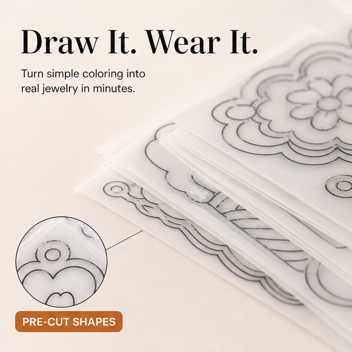 Bloomcraft Studio – Color, Bake &amp; Shrink Charm Making Craft Kit + 50% OFF features