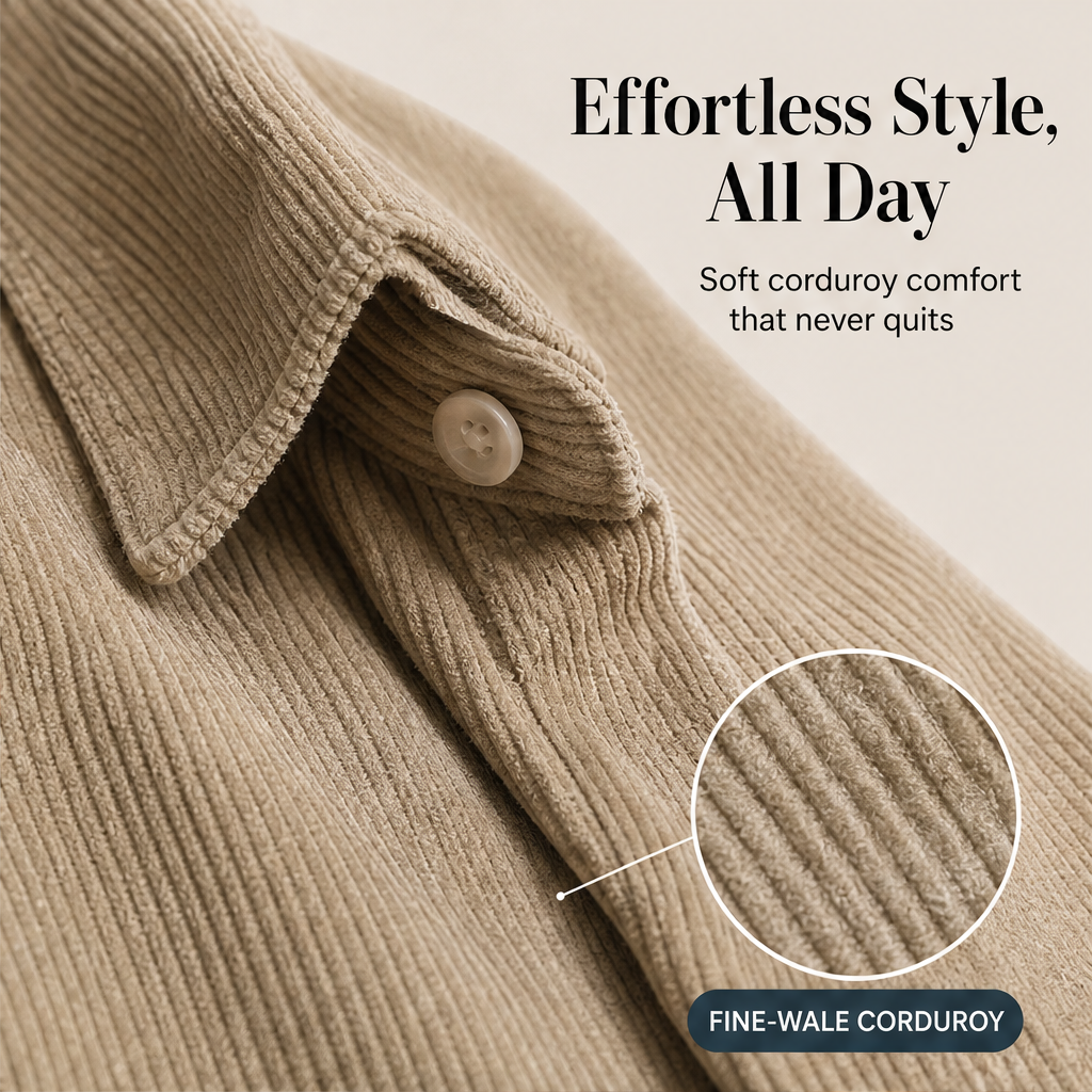 Thornbrook – Soft Corduroy Relaxed Fit Men&