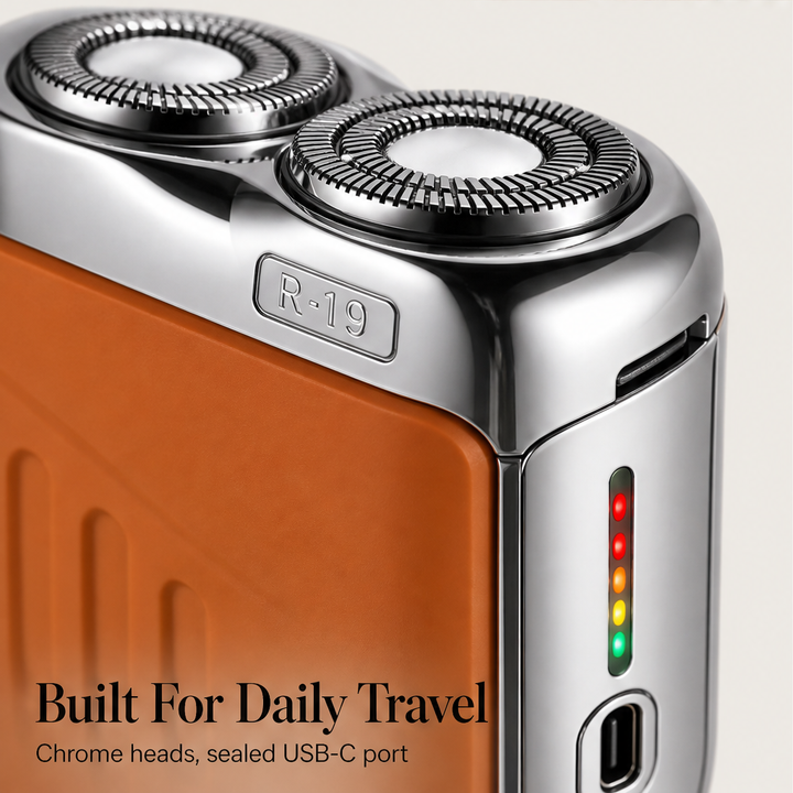 Grovane – Pocket-Size Dual-Head USB-C Rechargeable Mini Shaver + 50% OFF detail
