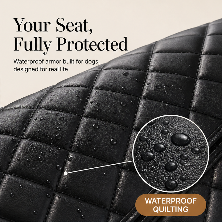 Kernow – Waterproof Split-Zip Foldable Dog Car Seat Cover + 50% OFF features