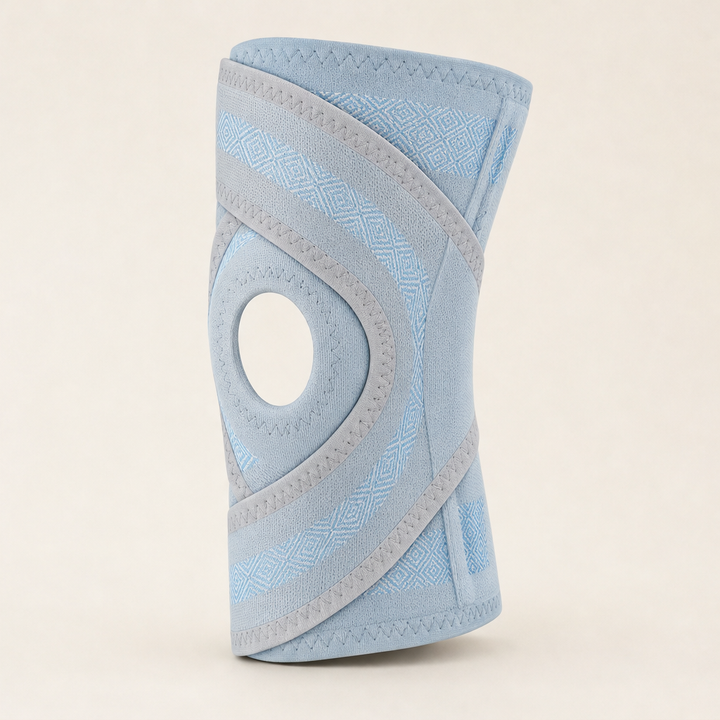 Corestride – Adjustable Open-Patella Knee Support Brace + 50% OFF Light Blue
