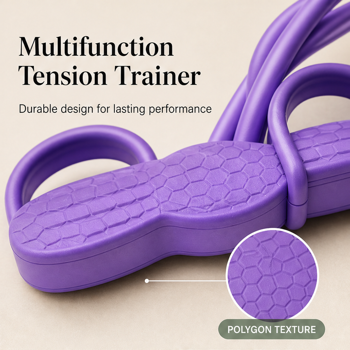 Pullforge – Four-Tube Resistance Pedal Trainer for Home Workouts + 50% OFF features