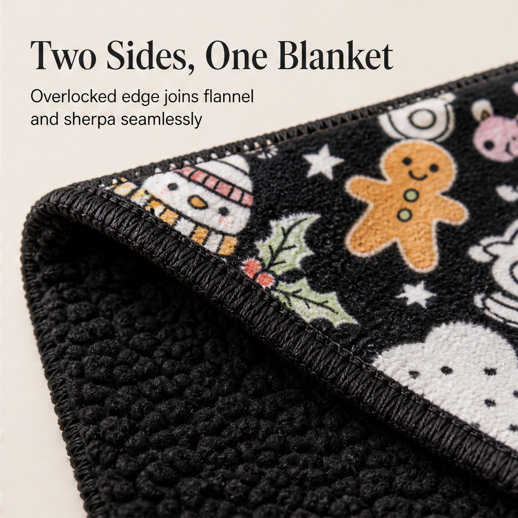 Huddlewick – DIY Color-Your-Own Fleece and Sherpa Family Blanket + 50% OFF detail