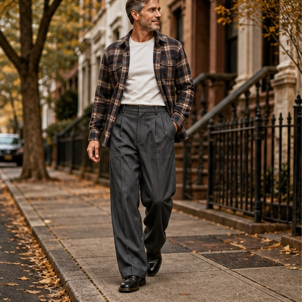 Sartor – Classic Wide-Leg Pleated Suit Trousers + 50% OFF