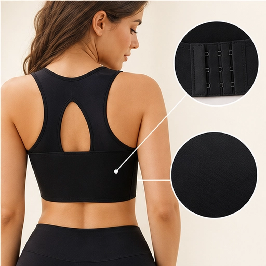 Arcelle – Front-Closure Cross-Back Wireless Posture Bra + 50% OFF