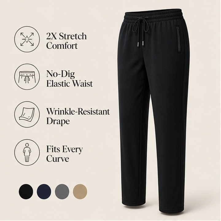 Driftform – Unisex 4-Way Stretch Cool-Touch Drape Casual Pants + 50% OFF