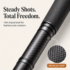 Quadrix – 4-Legged Pop-Up Selfie Stick Tripod, 180cm Extendable with Remote + 50% OFF