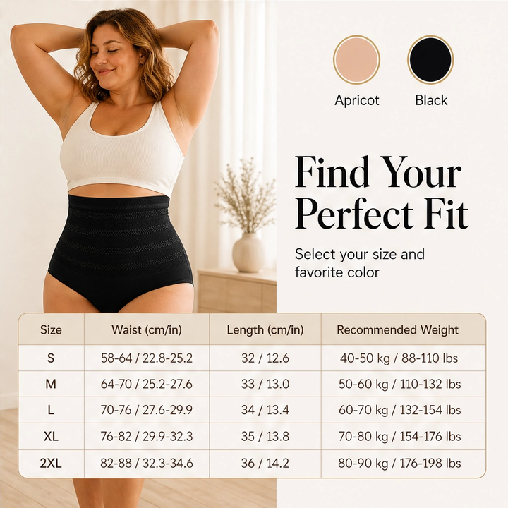Seamhold – High-Waist Anti-Roll Tummy Control Shaping Brief + 50% OFF
