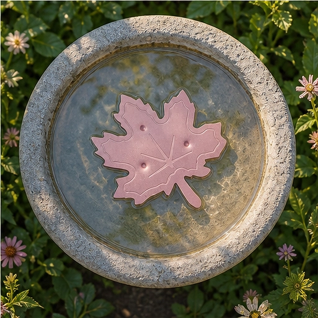 Copperfern – Pure Copper Maple Leaf Bird Bath Water Clarifier + 50% OFF