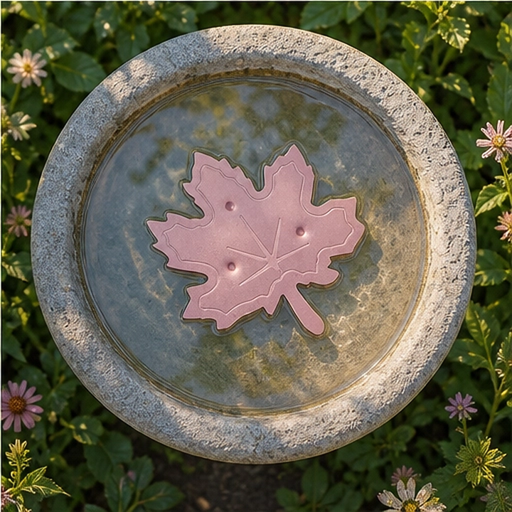 Copperfern – Pure Copper Maple Leaf Bird Bath Water Clarifier + 50% OFF