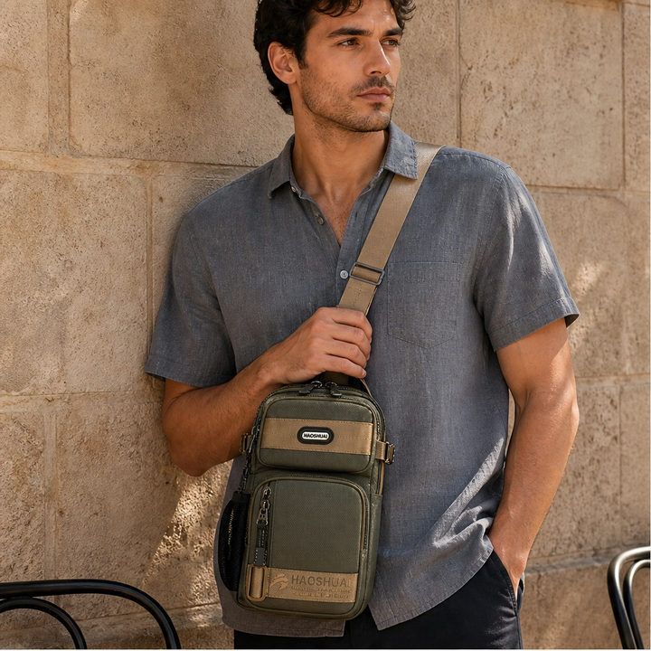 Rovic – Waterproof Anti-Theft Crossbody Sling Bag with USB Port + 50% OFF