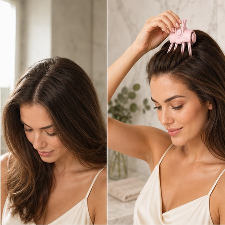 Halora – Cordless Heated Root Lift Volumizing Clip for Fine, Flat Hair + 50% OFF