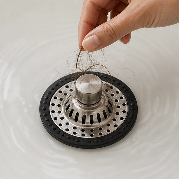 Steelbrook – 3-in-1 Pop-Up Stainless Steel Sink Stopper &amp; Strainer + 50% OFF