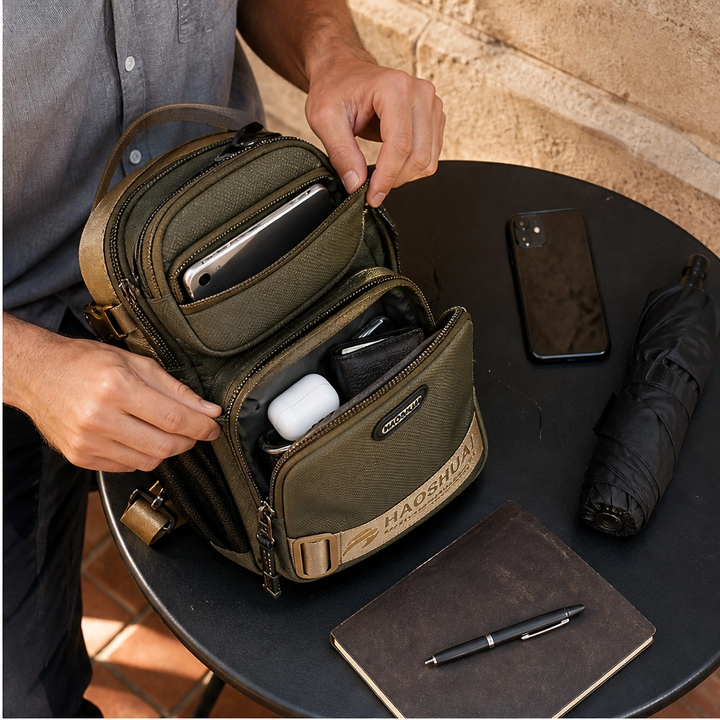Rovic – Waterproof Anti-Theft Crossbody Sling Bag with USB Port + 50% OFF