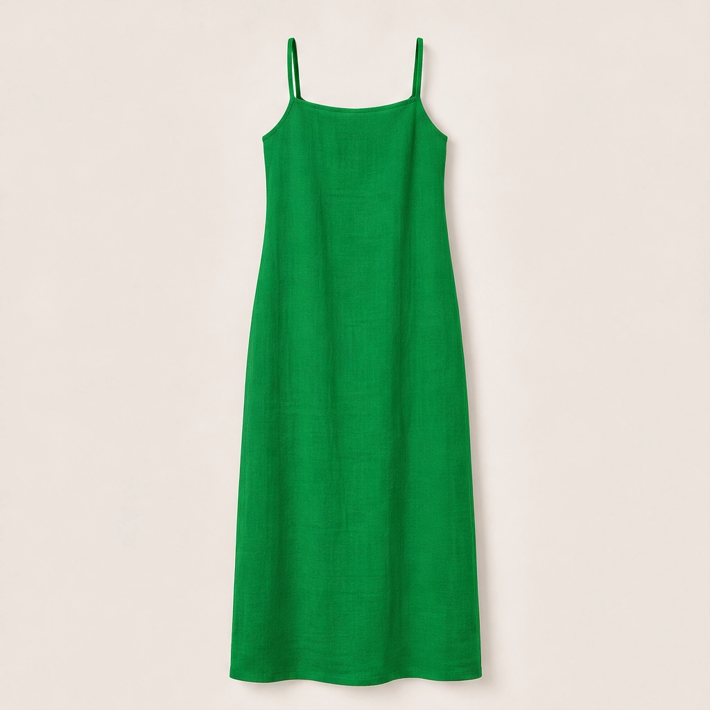 Driftelle – Breathable Cotton-Blend Maxi Slip Dress + 50% OFF