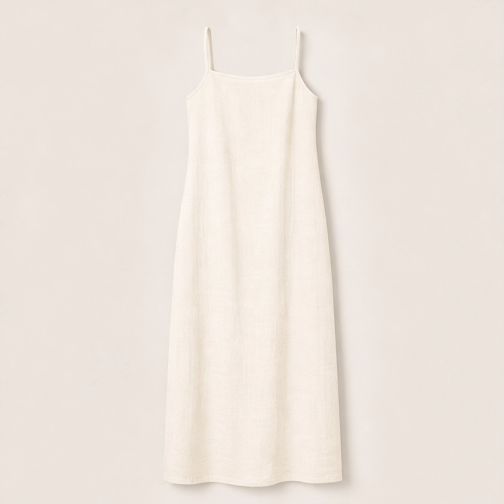 Driftelle – Breathable Cotton-Blend Maxi Slip Dress + 50% OFF