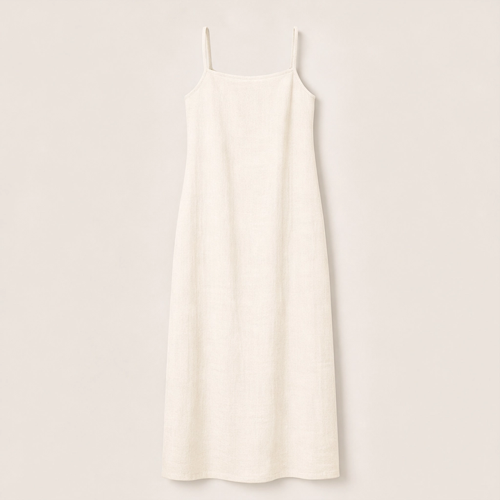 Driftelle – Breathable Cotton-Blend Maxi Slip Dress + 50% OFF