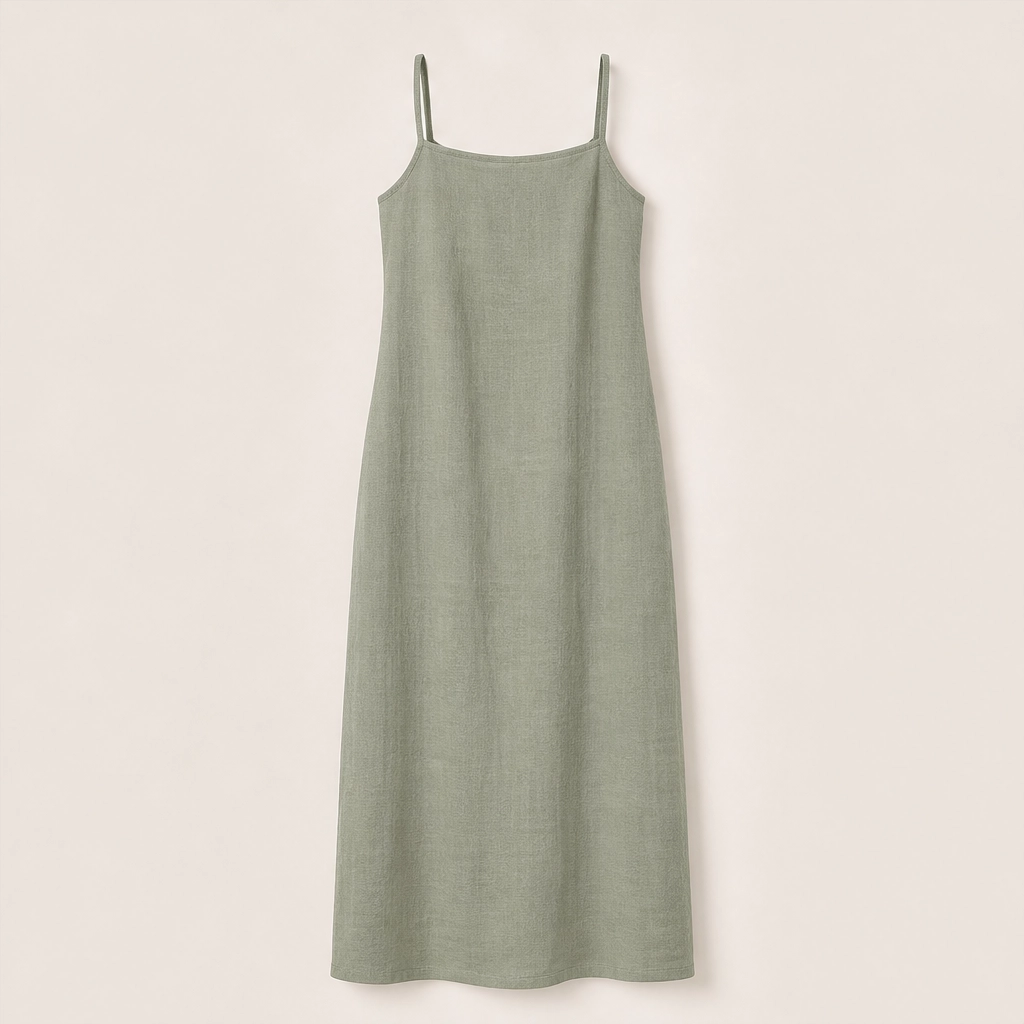 Driftelle – Breathable Cotton-Blend Maxi Slip Dress + 50% OFF
