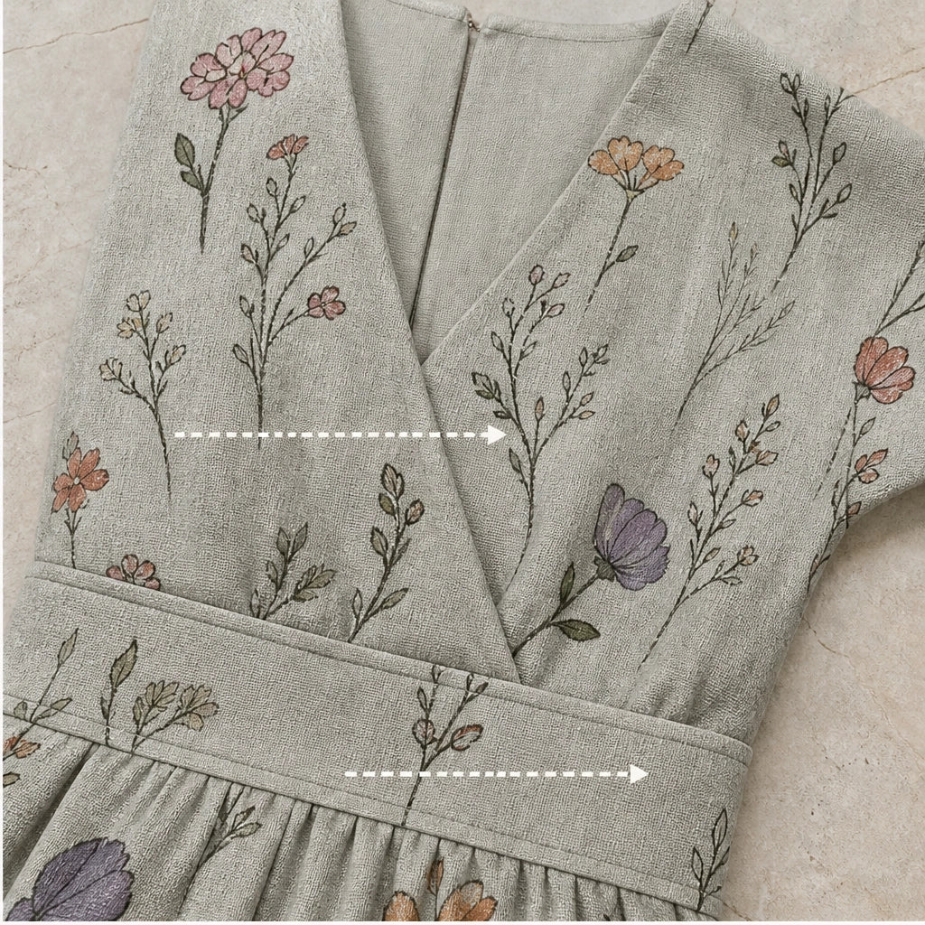 Wrenvale – Floral V-Neck Wide-Leg Jumpsuit with Defined Waist + 50% OFF