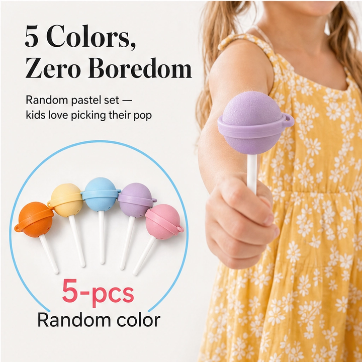 Popova – Easy-Release Silicone Lollipop Popsicle Molds for Homemade Frozen Treats + 50% OFF