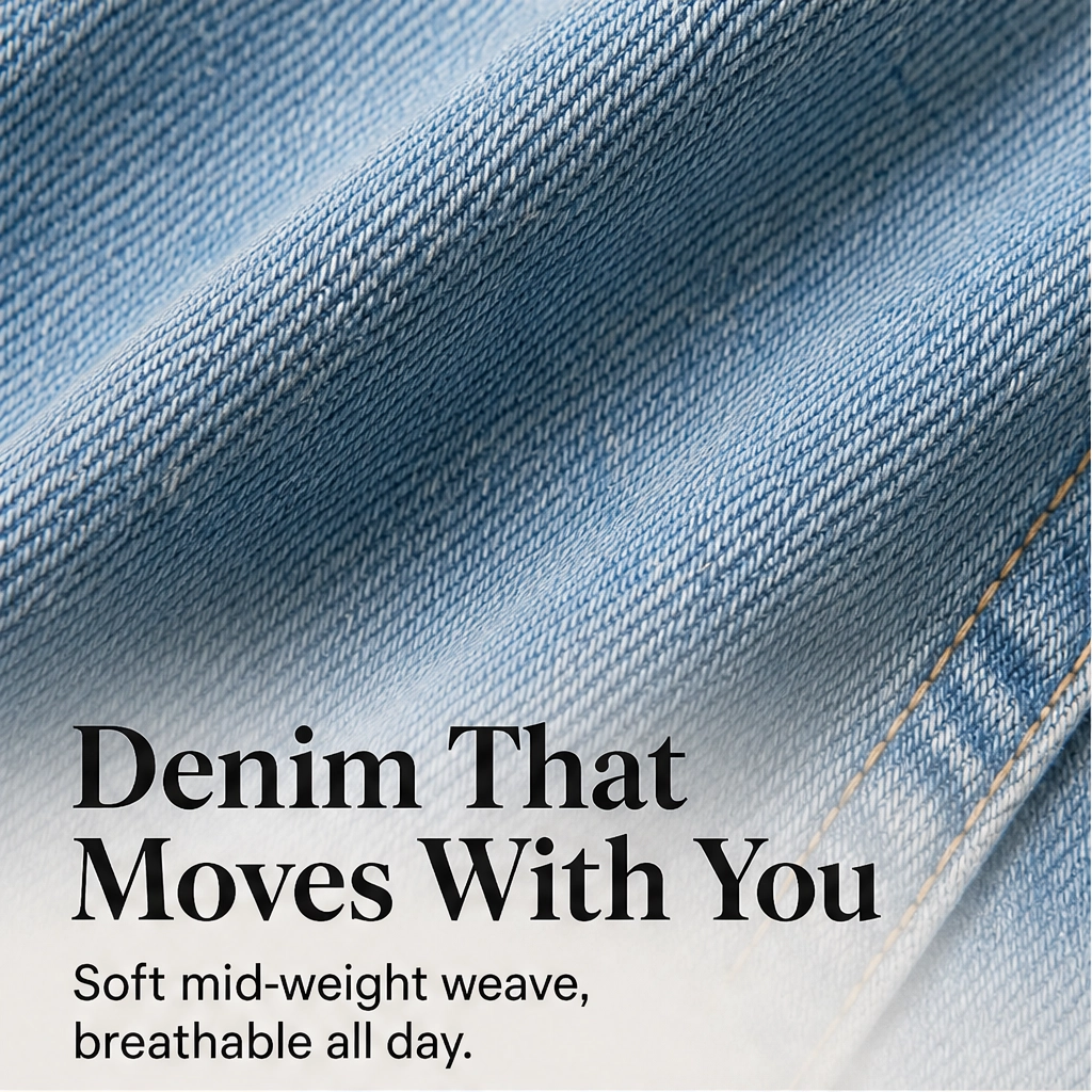 Marlowe – Adjustable-Strap Denim Jumpsuit with Deep Pockets + 50% OFF