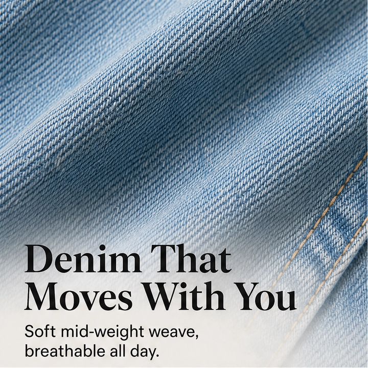 Marlowe – Adjustable-Strap Denim Jumpsuit with Deep Pockets + 50% OFF
