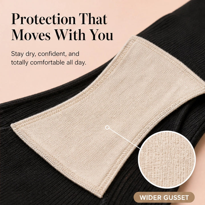 Cossett – High-Waist Leak-Proof Cotton Panties + 50% OFF