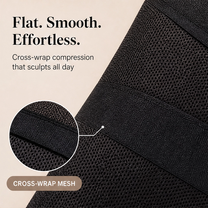 Sculptelle – High-Waist Cross Tummy Control Shaping Panties + 50% OFF