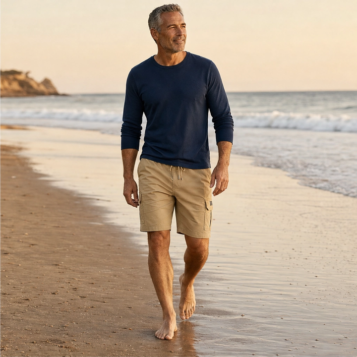 Ridgeline – Lightweight Breathable Cargo Shorts with Secure Zip Pockets + 50% OFF
